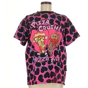 Pizza Hut x Jeremy Scott Tee Crush Hearts Size Medium Rare Exclusive